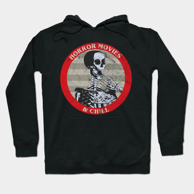 Horror Movies and Chill Hoodie by OrangeMonkeyArt